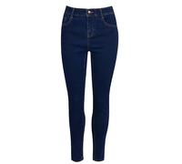Premium Fetch Golddigga Ladies Jean Jeggings Slim Fit Mid Wash Denim - Elasticated Waist, Zip & Button, Stretch Skinny Fit | UK 6 (S)