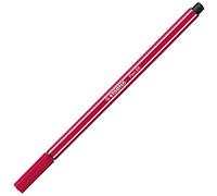 STABILO Pen 68 - Premium Fibre-Tip Pen - Pack of 10 - Dark Red