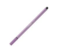 Premium Fibre-Tip Pen - STABILO Pen 68 - Pack of 1 - Grey Violet