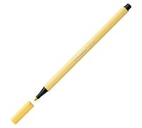 Premium Fibre-Tip Pen - STABILO Pen 68 - Pack of 1 - Light Yellow