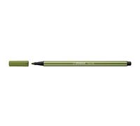 Premium Fibre-Tip Pen - STABILO Pen 68 - Pack of 1 - Moss Green
