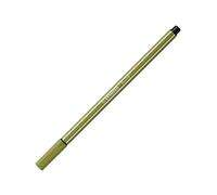 Premium Fibre-Tip Pen - STABILO Pen 68 - Pack of 1 - Mud Green