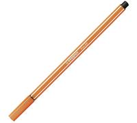 Premium Fibre-Tip Pen - STABILO Pen 68 - Pack of 1 - Pale Vermillion (US IMPORT)
