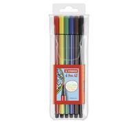 STABILO Pen 68 Felt Tip Pen 1.0 mm Medium Assorted 6806/PL Pack of 6