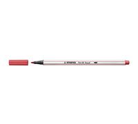 Premium Fibre-Tip Pen with Brush Tip - STABILO Pen 68 brush - Pack of 1 - Rust Red