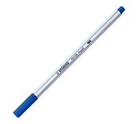 Premium Fibre-Tip Pen with Brush Tip - STABILO Pen 68 brush - Pack of 1 - Ultramarine