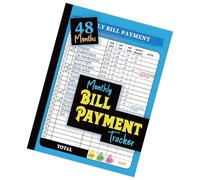 Premium Financial Planner Notebook for Monthly Bill Tracking Friendly Paper Compacts Design Budget Tracking Notebook Bill Planner