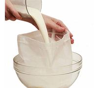 Premium Fine Mesh Food Grade Nut Milk Bag for Almond Milk/Soy Milk - Fine Mesh Nylon Cheesecloth & Cold Brew Coffee Filter, 9" x 12" (5)