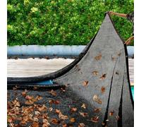 Premium Fine Mesh Swimming Pool Leaf Net Cover - Inground Rectangular Winter Pool Cover for Home Hotel Garden Patio - Easy Storage 6x8m (19.7x26.2ft)