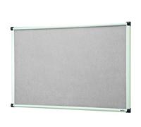 Premium Fire Retardant Light Grey Felt Noticeboard Office Schools - 1800mm x 1200mm