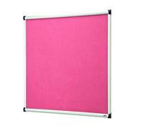 Premium Fire Retardant Pink Felt Noticeboard Office Schools - 600mm x 900mm