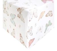 Premium Fitted Knit Crib Sheet/Toddler Sheet "Luna" by Copper Pearl