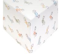 Premium Fitted Knit Crib Sheet/Toddler Sheet "Ryder" by Copper Pearl