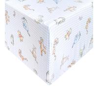 Premium Fitted Knit Crib Sheet/Toddler Sheet Winnie The Pooh & Friends by Copper Pearl