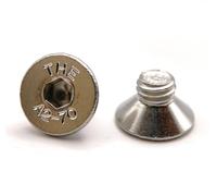 Premium Fixation Screws M5 x 6 mm Countersunk Head BTR Made of A2 Stainless Steel | FHC Hexagon Socket Screws (Allen Key) ISO 10642 / DIN 7991 | Screws Stainless Steel A2 (V2A/304): Pack of 10