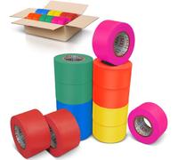 Premium Flagging Tape Assorted Colors -12 Pack - Non-Adhesive - 1.5" Width, 150' Length, 2 Mil - Marking Tape for Trees, Surveyors Tape, Survey Tape, Barricade Tape, Or Flag Tape