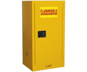 Premium Flammable Substance Storage Cabinet - Secure 3-Point Lock, 585mm X 460mm X 1120mm