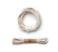 Premium Flat Waxed Cotton Boot Laces - Cobbler's Choice Shoe Laces - Durable and Beautiful!, Cream, 59''