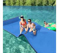 Premium Floating Mat for Lakes, Pools And Ocean - Multiple Sizes Lily Pad Water Mat, Lake Floats for Adults,for Unlimited Fun!,Blue,1.8mx1.2mx3.3cm