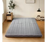 Premium Foam Japanese Futon Floor Mattress Twin Size 39"x 80",100% High Density Foam Comfortable Floor Mattress,3.5" Thicken Foldable Sleeping Pad,Dormitory Tatami Mat,for Adult and Kids(Gray)