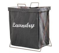 Premium Foldable Laundry Basket Hamper with Sturdy Metal Stand Clothes Bin Organizer Storage Space Saving Laundry Solution for a Neat, Tidy and Efficient Home