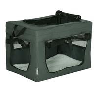 Premium Foldable Pet Carrier - Spacious & Comfortable - Perfect for Travel - Gre