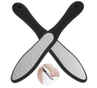 Premium Foot File, Double Side Pedicure Rasp, Foot Rasp Foot File and Callus Remover-Pedicure Tool for Dead Skin Removal, Cracked Heels and Dead Skin, Reusable with Ergonomic Handle for Wet or Dry Use