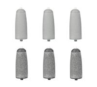 Premium Foot Grinder Roller Heads Compatible with JML NuYou Pedi Roller - Professional Callus Remover for Silky Smooth Feet (Grey, 6pcs)