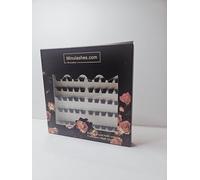 Premium Foxy Curl Cashmere Cluster False Eyelashes, 8-16mm, 60 Pieces, Paper Box
