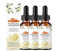 Premium Frankincense Oil for Face,100% Pure&Natural Frankincense Essential Oil,Deeply Nourishing Skin&Hair,Soothes,Reduces Fine Lines&Wrinkles,Lightweight Fast Absorption,Ideal for Face,Hair (3PCS)
