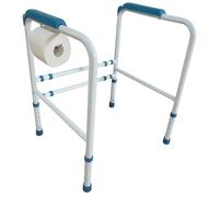 Premium Free Standing Toilet Frame for Disabled and Elderly | Bathroom Aids & Safety | Disability Aids for Bathroom | Toilet Aid | Toilet Support Frame with Toilet Holder | Bio-Lec Mobility