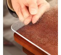 Premium Frosted PVC Table Protector 36x38 Inch Thick Floor Mat & Desk Pad for Writing Office Hardwood Floors Durable Table Cover for Ultimate Protection