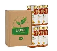 Premium Fruit Preserve - Apricot Jam 430g - No Added Sugar - Compatible with Stute By Luxe Bitez (Pack of 6)