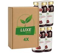 Premium Fruit Preserve - Morello Cherry Jam 430g - No Added Sugar - Compatible with Stute By Luxe Bitez (Pack of 4)