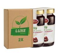 Premium Fruit Preserve - Morello Cherry Jam 430g - No Added Sugar - Compatible with Stute By Luxe Bitez (Pack of 2)
