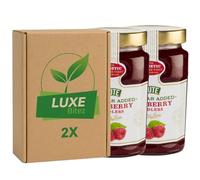 Premium Fruit Preserve - Raspberry Jam 430g - No Added Sugar - Compatible with Stute By Luxe Bitez (Pack of 2)
