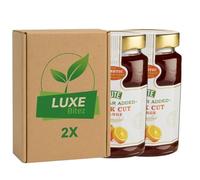Premium Fruit Preserve - Thick Cut Orange Marmalade 430g - No Added Sugar - Compatible with Stute By Luxe Bitez (Pack of 2)
