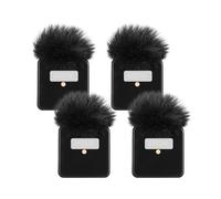 Premium Furry Windscreen Windshield Dead-cat for Rode Wireless Go Microphones (Rode Wireless Go I, Black)