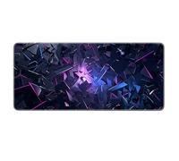 Premium Gaming Mousepad Geometric Shape Design Keyboard Mat High Precision Micro Textured Cloth Anti Slip Base Heavy Duty PC Workstation Home Office Accessories 700x300mm
