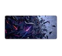 Premium Gaming Mousepad Geometric Shape Design Keyboard Mat High Precision Micro Textured Cloth Anti Slip Base Heavy Duty PC Workstation Home Office Accessories 700x300mm