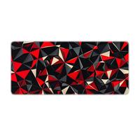 Premium Gaming Mousepad Geometric Shape Design Keyboard Mat High Precision Micro Textured Cloth Anti Slip Base Heavy Duty PC Workstation Home Office Accessories 700x300mm