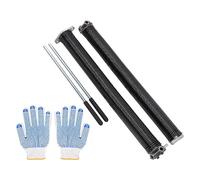 Premium Garage Door Torsion Spring Set with Installation Rod & Gloves - Quick Install for Left & Right Doors (218 x 2 x 25) - & Reliable