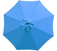 Premium Garden Parasol Covers Waterproof & UV Protection Canopy Replacement for 6/8 Ribs Windproof Outdoor Umbrella Shield for Patio Backyard & Pool