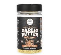 Premium Garlic Butter Spice Mix & BBQ Rub - Rich Indulgent Gourmet Seasoning - Infused with Garlic Butter for Savoury Flavour - Versatile Blend of Spices - (150g)