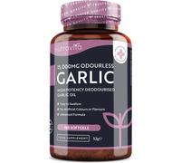 Premium Garlic Capsules - Odourless High Strength 15,000mg - 180 Soft Gel...