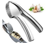 Premium Garlic Press Easy to Use and Clean Garlic Crush Large - Olivers Kitchen