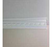 Premium GH45 Ceiling Coving Size 100x100mm | Decorative Georgian Cornice | Easy Install Crown Moulding 18 M | Paint-Ready Polystyrene Cornice | Waterproof Kitchen Bedroom Living Room | 9 Lengths