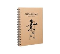 Premium Gilded Cover Art Sketch Pad with Binding Durability for Watercolor Pencil and Charcoal Watercolor