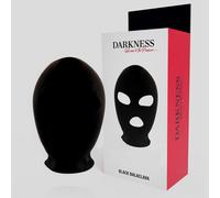 Premium GIMP MASK HOOD Mouth Eyes Spandex DARKNESS BLACK BALACLAVA UK