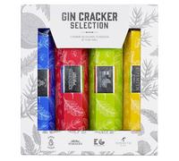 Premium Gin Cracker Selection, including 4x5cl from Blue Tree Gifts. Perfect for Christmas and Holidays, with Selected Gins from Bombay Sapphire, Sipsmith, Edinburgh and Warner's